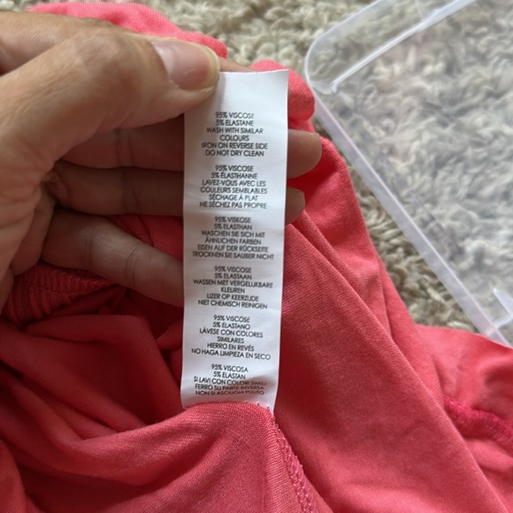 ❣️ coral pink soft boohoo ruffle shorts - Picture 6 of 6